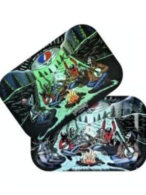 Grateful Dead UFO Jam Rolling Tray ~ w/Magnetic Lid ~ 11" x 7" ~ Brand New!
